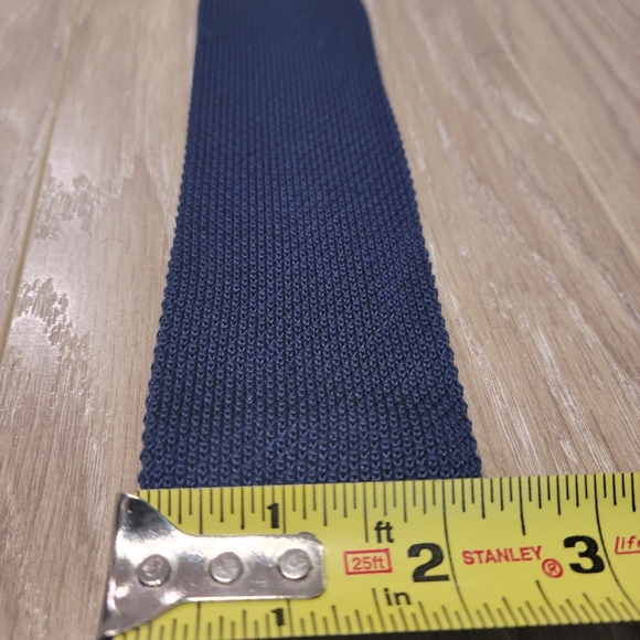 Tommy Hilfiger 100 percent Silk-Knitted tie-Blue-OS - Picture 6 of 6